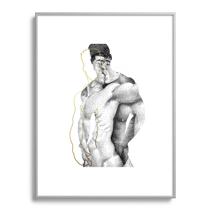 Figuration 1 (GOLD DOESN'T PRINT SHINY) Framed Art Print Gallery Image 59