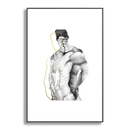Figuration 1 (GOLD DOESN'T PRINT SHINY) Framed Art Print Gallery Image 52