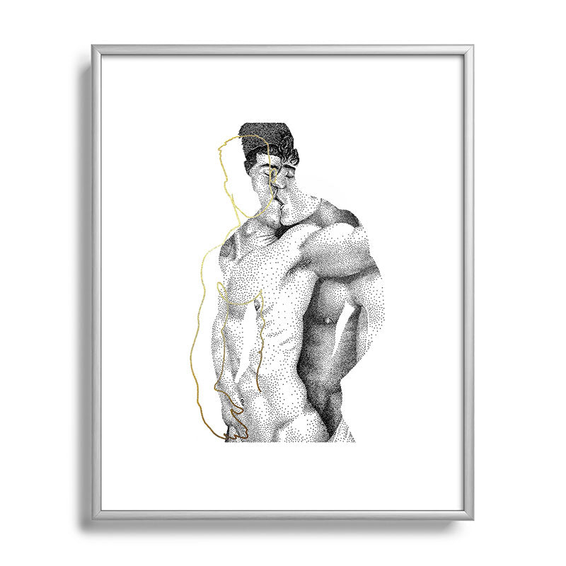 Figuration 1 (GOLD DOESN'T PRINT SHINY) Framed Art Print Gallery Image 57