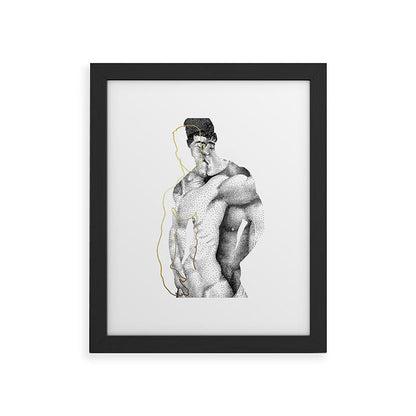 Figuration 1 (GOLD DOESN'T PRINT SHINY) Framed Art Print Gallery Image 17