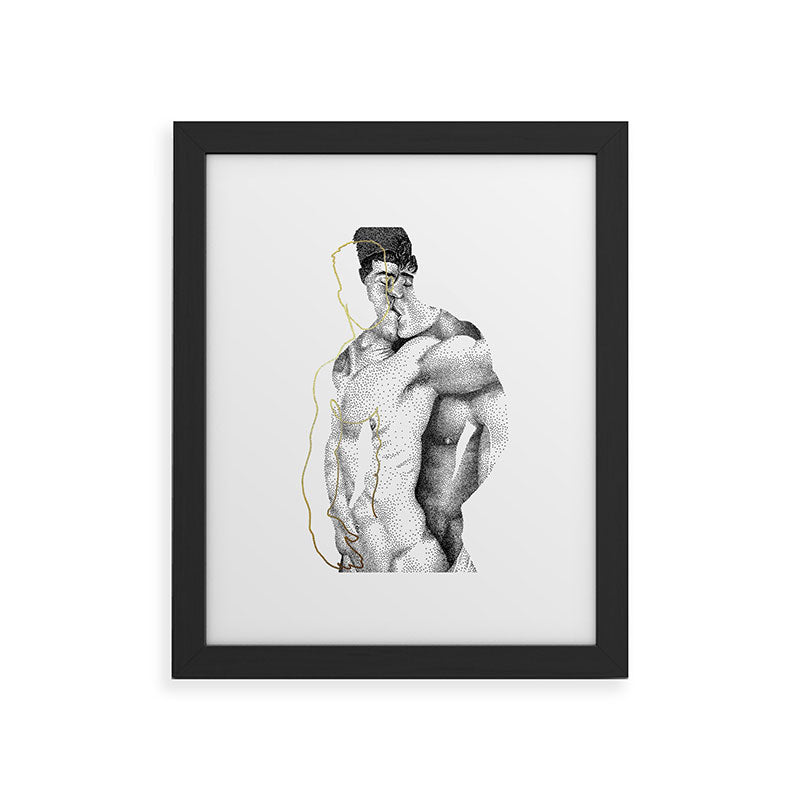 Figuration 1 (GOLD DOESN'T PRINT SHINY) Framed Art Print Gallery Image 20