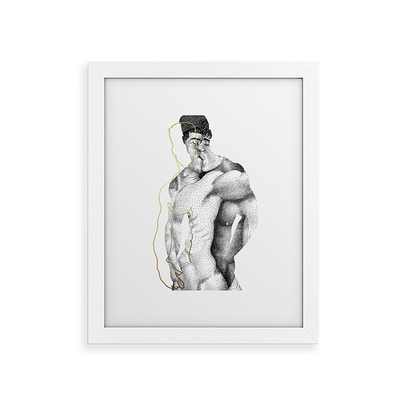 Figuration 1 (GOLD DOESN'T PRINT SHINY) Framed Art Print Gallery Image 29