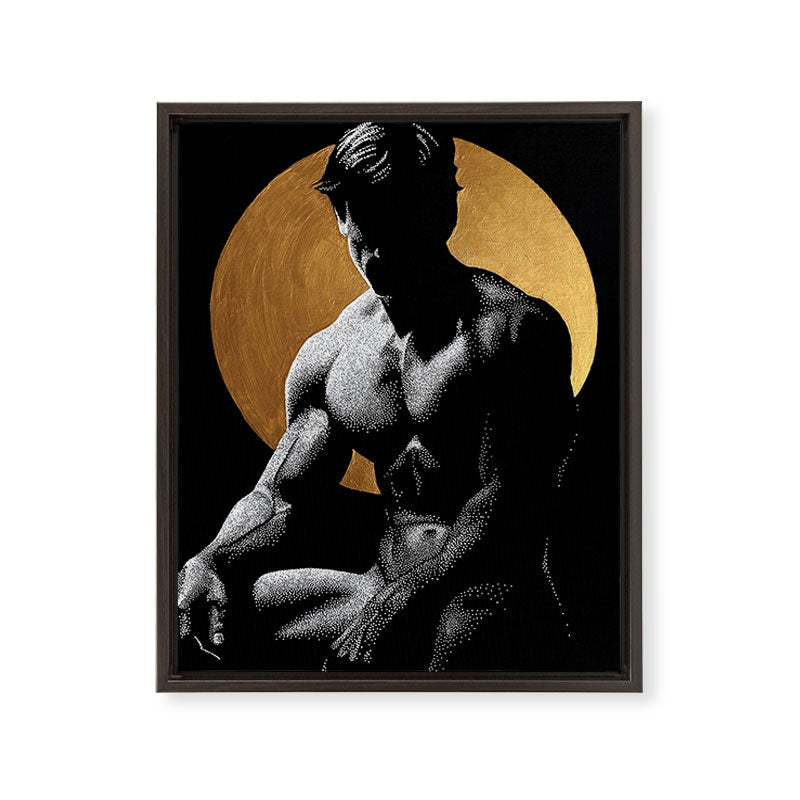 Luminosity of Apollo (gold doesn't print shiny) Framed Canvas Print Gallery Image 4