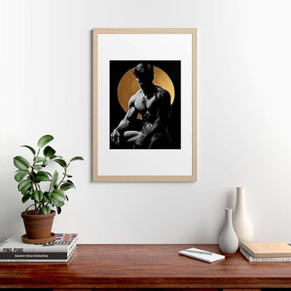 Luminosity of Apollo (gold doesn't print shiny) Framed Art Print Gallery Image 28