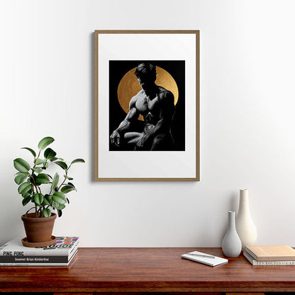 Luminosity of Apollo (gold doesn't print shiny) Framed Art Print Gallery Image 8