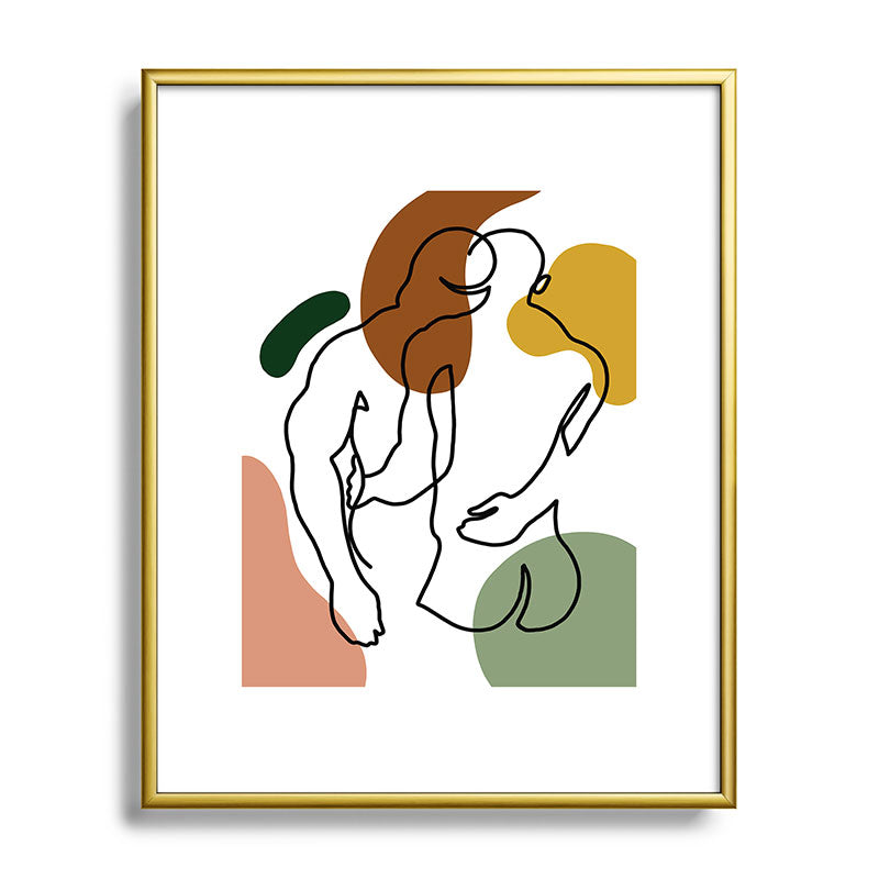 NOODDOOD Linework 1 Framed Art Print Gallery Image 53