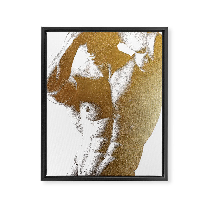 Obscured 2 - Painting Framed Canvas Print Gallery Image 1