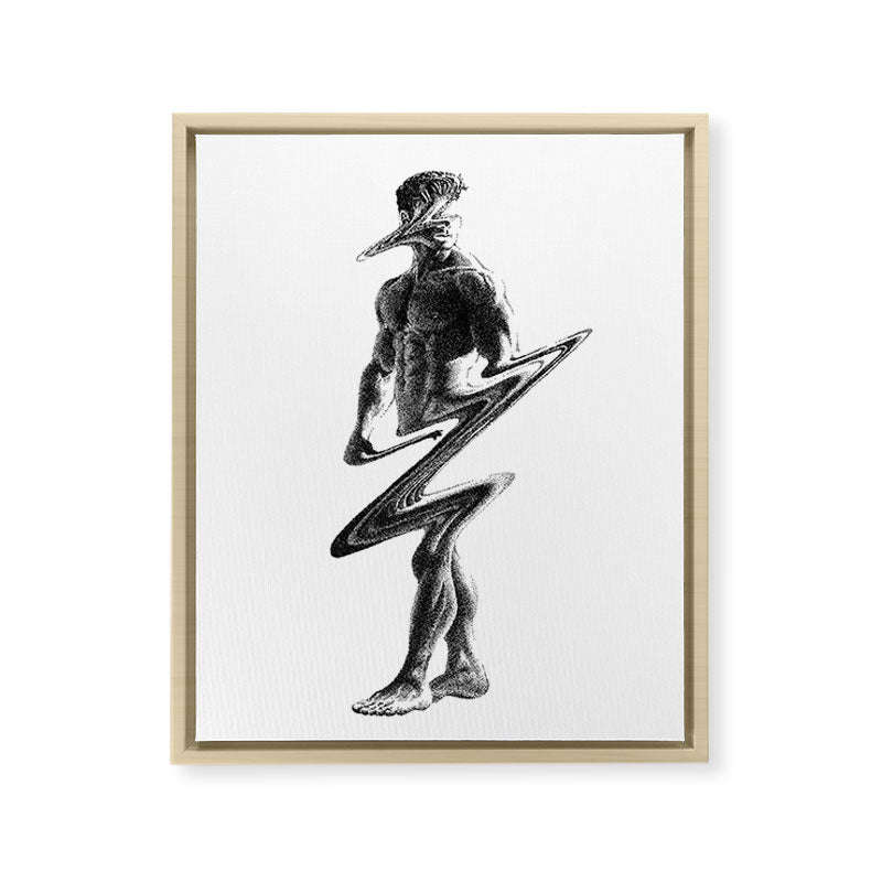 Wavy 2 - NOODDOODs Framed Canvas Print Gallery Image 8