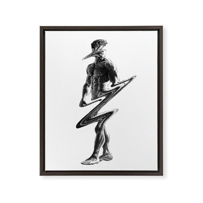 Wavy 2 - NOODDOODs Framed Canvas Print Gallery Image 4