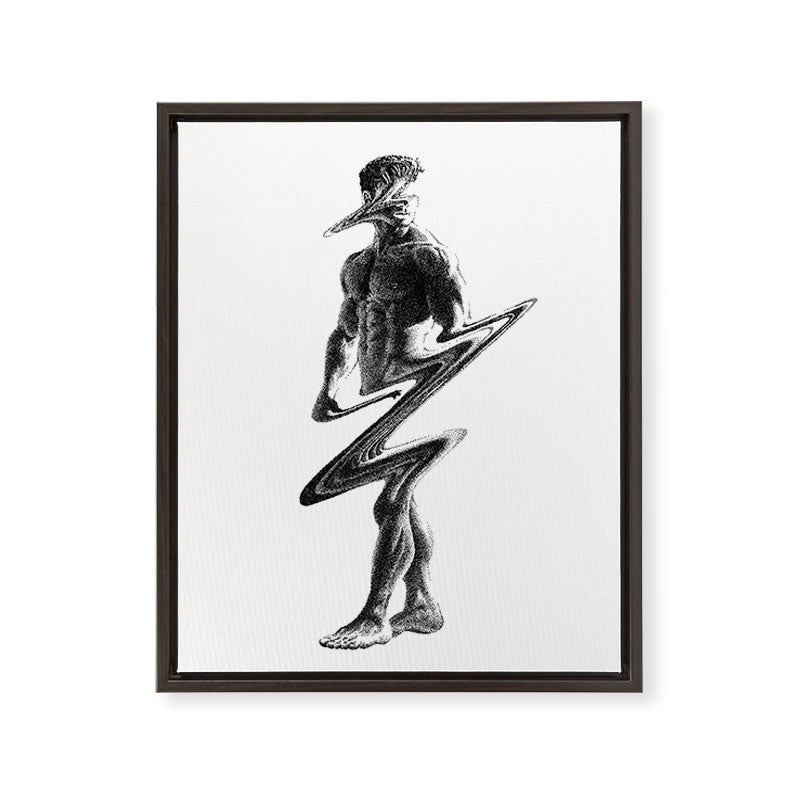 Wavy 2 - NOODDOODs Framed Canvas Print Gallery Image 6