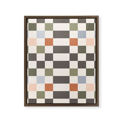 Fall Checkerboard Framed Canvas Print Gallery Image 17