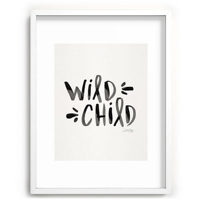 Wild Child - Black Framed Art Print Gallery Image 108