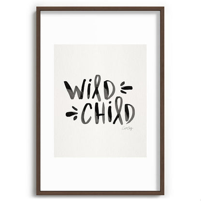 Wild Child - Black Framed Art Print Gallery Image 94