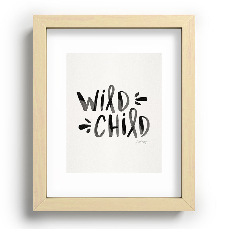 Wild Child - Black Framed Art Print Gallery Image 95