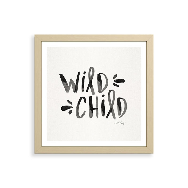 Wild Child - Black Framed Art Print Gallery Image 71