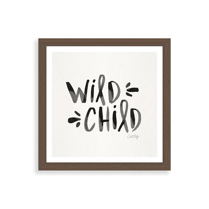 Wild Child - Black Framed Art Print Gallery Image 60
