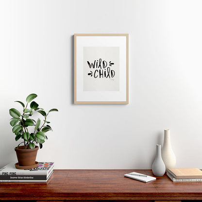Wild Child - Black Framed Art Print Gallery Image 26