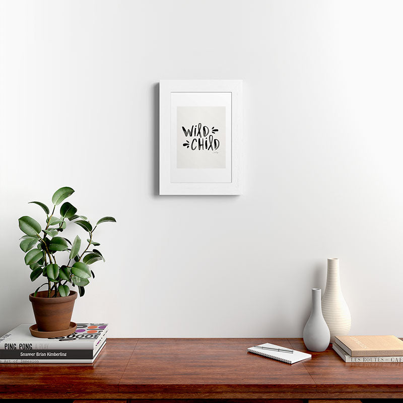 Wild Child - Black Framed Art Print Gallery Image 72