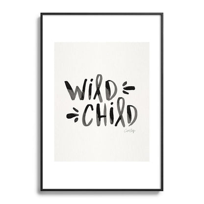 Wild Child - Black Framed Art Print Gallery Image 113