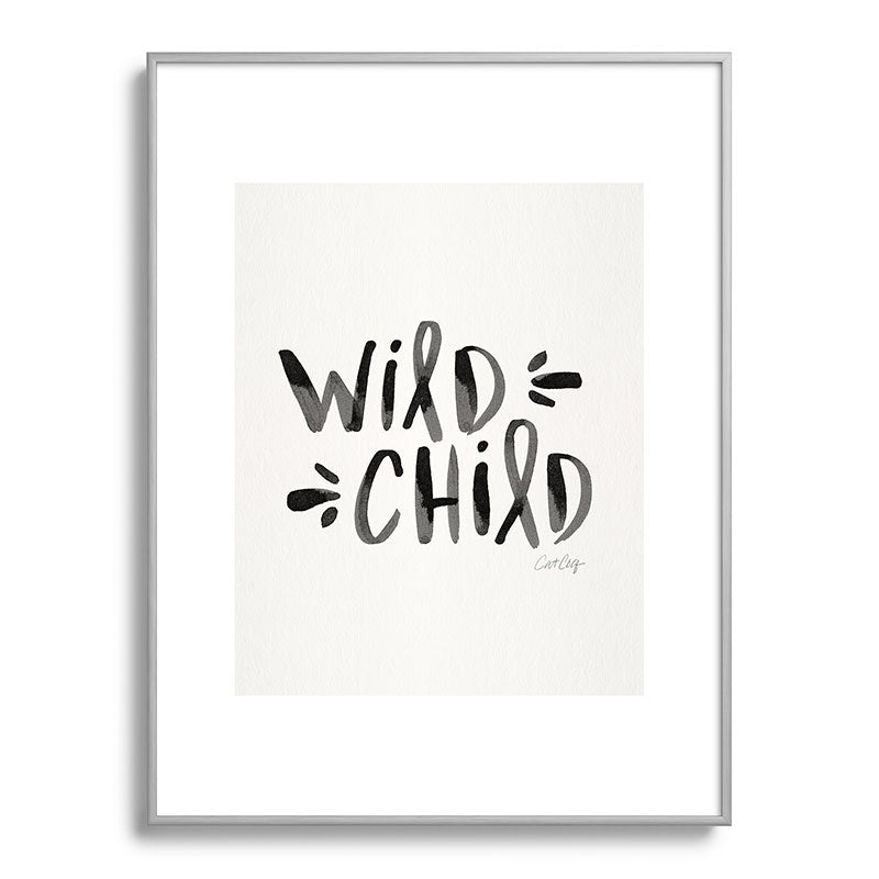 Wild Child - Black Framed Art Print Gallery Image 134