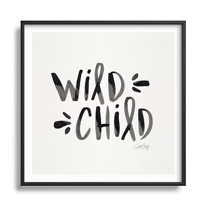 Wild Child - Black Framed Art Print Gallery Image 122