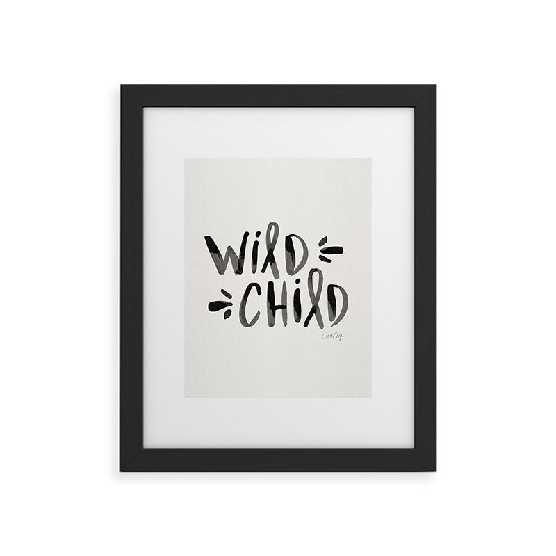 Wild Child - Black Framed Art Print Gallery Image 41