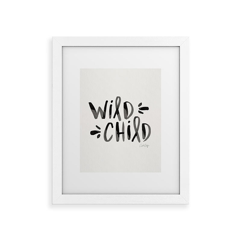 Wild Child - Black Framed Art Print Gallery Image 70