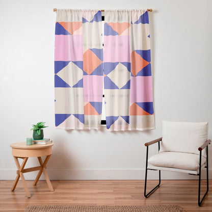Geometric Shapes 217 Window Curtain Gallery Image 15