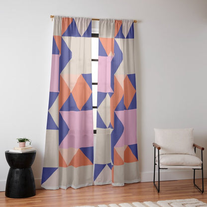 Geometric Shapes 217 Window Curtain Gallery Image 14