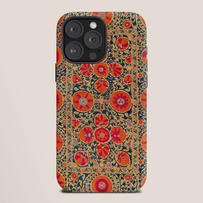 Kermina Suzani Uzbekistan Print iPhone Case Gallery Image 12