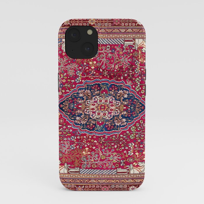 Qashqaâi Antique Fars Persian Rug Print iPhone Case Gallery Image 37
