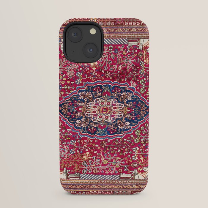 Qashqaâi Antique Fars Persian Rug Print iPhone Case Gallery Image 21