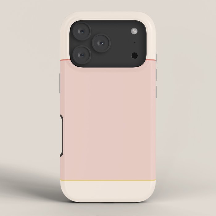 Subtle Spring Color Block - Soft Pink iPhone Case Gallery Image 3