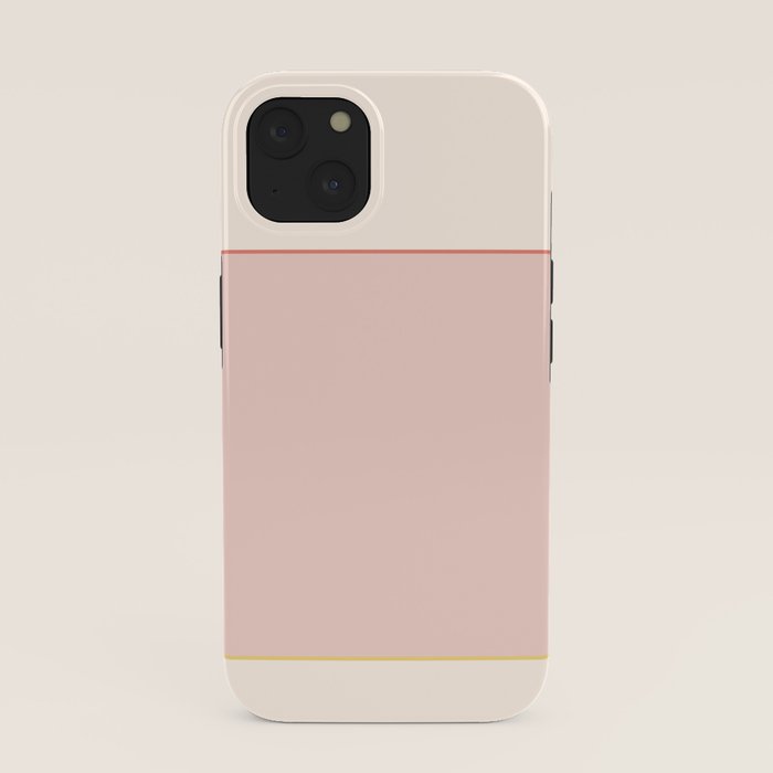 Subtle Spring Color Block - Soft Pink iPhone Case Gallery Image 37