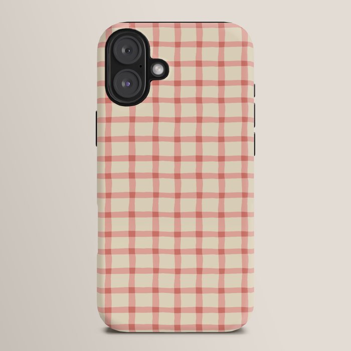 Strawberry Gingham Pattern iPhone Case Gallery Image 14