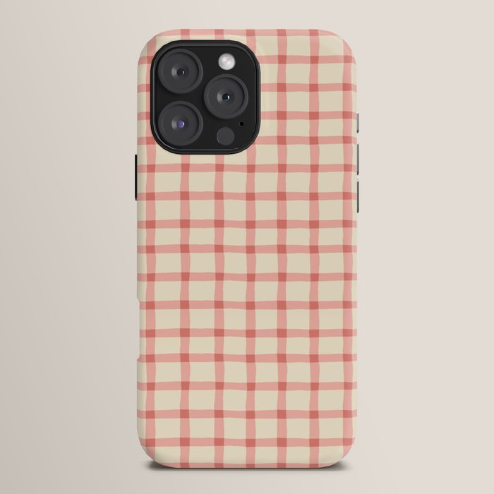 Strawberry Gingham Pattern iPhone Case Gallery Image 16
