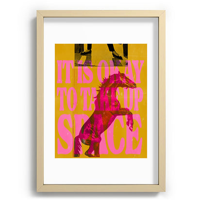 Take Up Space Framed Art Print Gallery Image 71