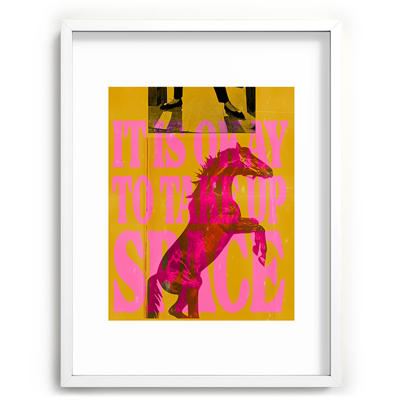 Take Up Space Framed Art Print Gallery Image 78