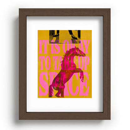 Take Up Space Framed Art Print Gallery Image 64