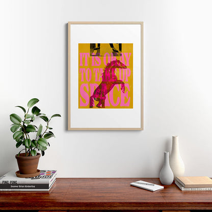 Take Up Space Framed Art Print Gallery Image 20