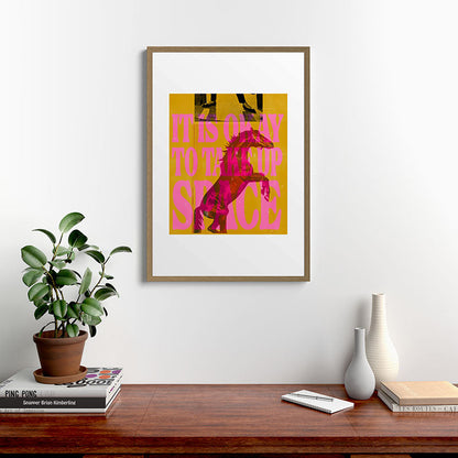 Take Up Space Framed Art Print Gallery Image 13