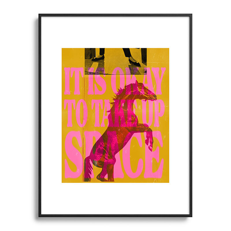 Take Up Space Framed Art Print Gallery Image 85