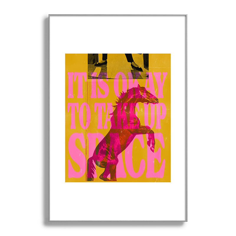 Take Up Space Framed Art Print Gallery Image 100