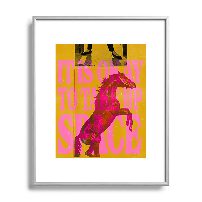Take Up Space Framed Art Print Gallery Image 95