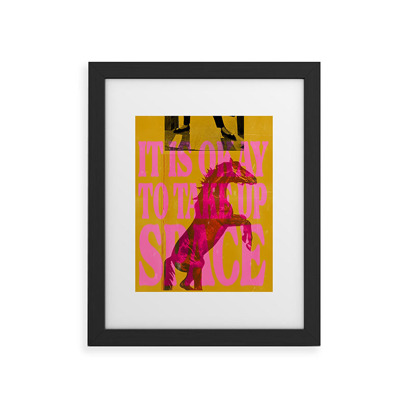 Take Up Space Framed Art Print Gallery Image 29