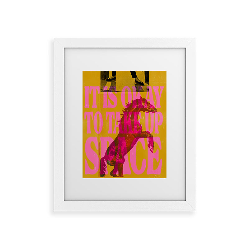 Take Up Space Framed Art Print Gallery Image 55