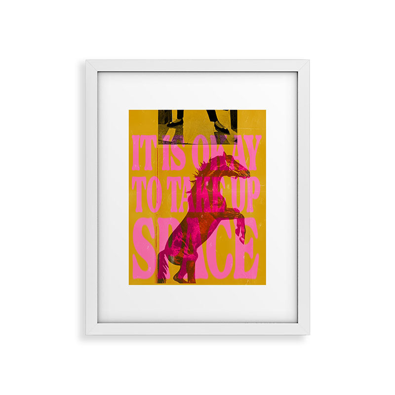Take Up Space Framed Art Print Gallery Image 26