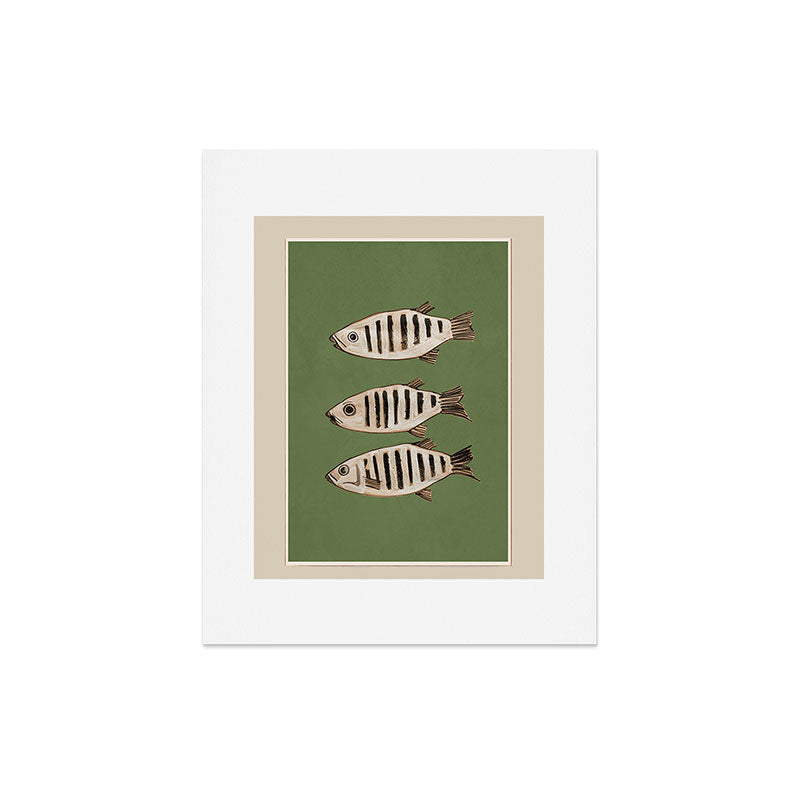 Abstract Fish Study II Art Print Gallery Image 5