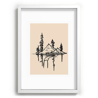 Abstract Landscape II Framed Art Print Gallery Image 77