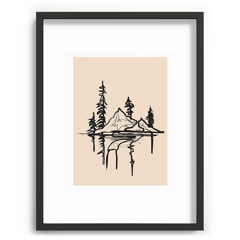 Abstract Landscape II Framed Art Print Gallery Image 60
